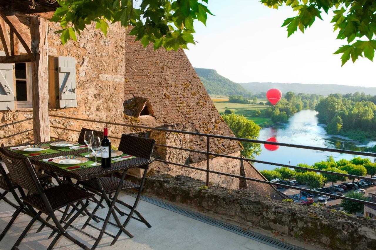 Au Coeur De Beynac, Superbe Maison Du 14Eme Siecle Avec Jardin Panoramique Exterior foto